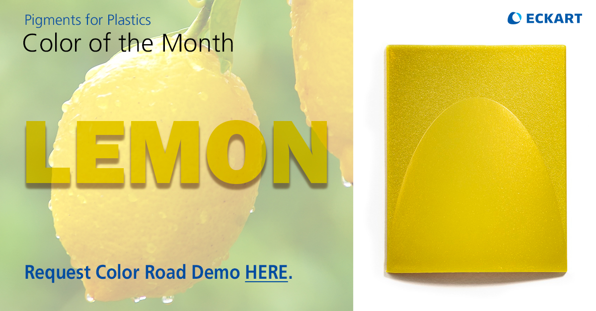 Adverts for plastics lemon color.